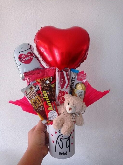 Arreglo Con Variedad De Dulces