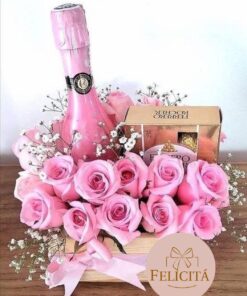 Rosas, Chocolate y Bebida